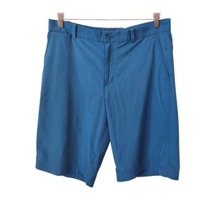 Nike Golf Tour Performance Dri-FIT Shorts Mens 32 Teal Blue Flat Front Athletic